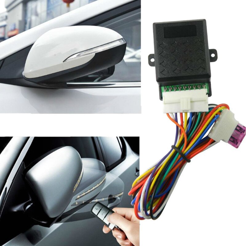 AL21-Sistema de plegado automático Universal, espejo retrovisor lateral plegable, módulos de sistema de cierre para todos los coches