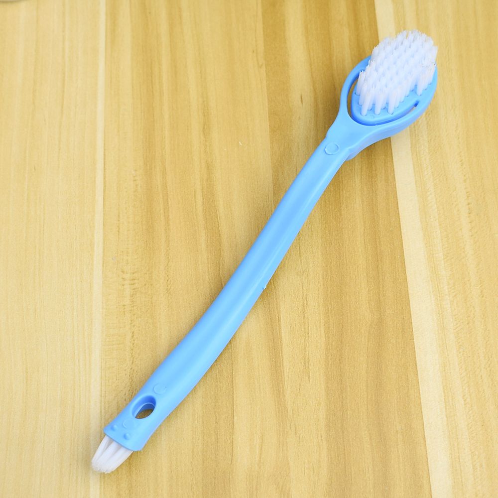 1 PC Praktische Dubbele Hoofd Lange Handvat Schoen Borstel Cleaning Borstels Wassen Poetsen Thuis Schoon Gereedschap