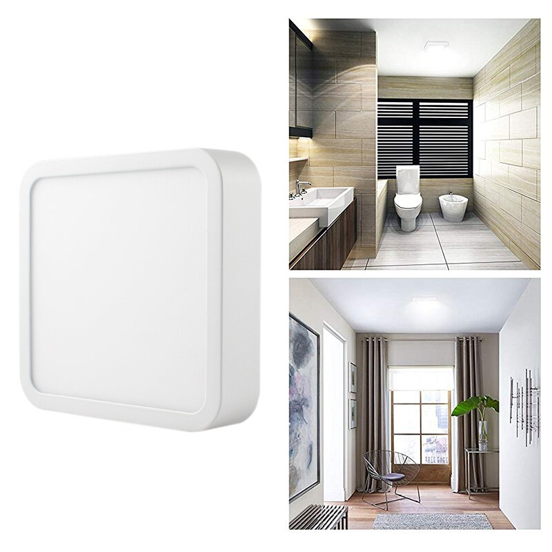 Ultra-thin Ceiling Lamp Surface Mounted LED Panel Light Indoor Simple Style Aluminum Panel Lights for Stairway Hallway Bedroom