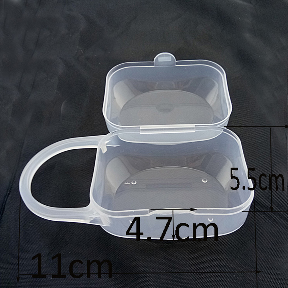 1PC Baby Transparent Pacifier Box PP Wide Mouth Nipple Box Portable Dust Safe Holder Pacifier Storage Box