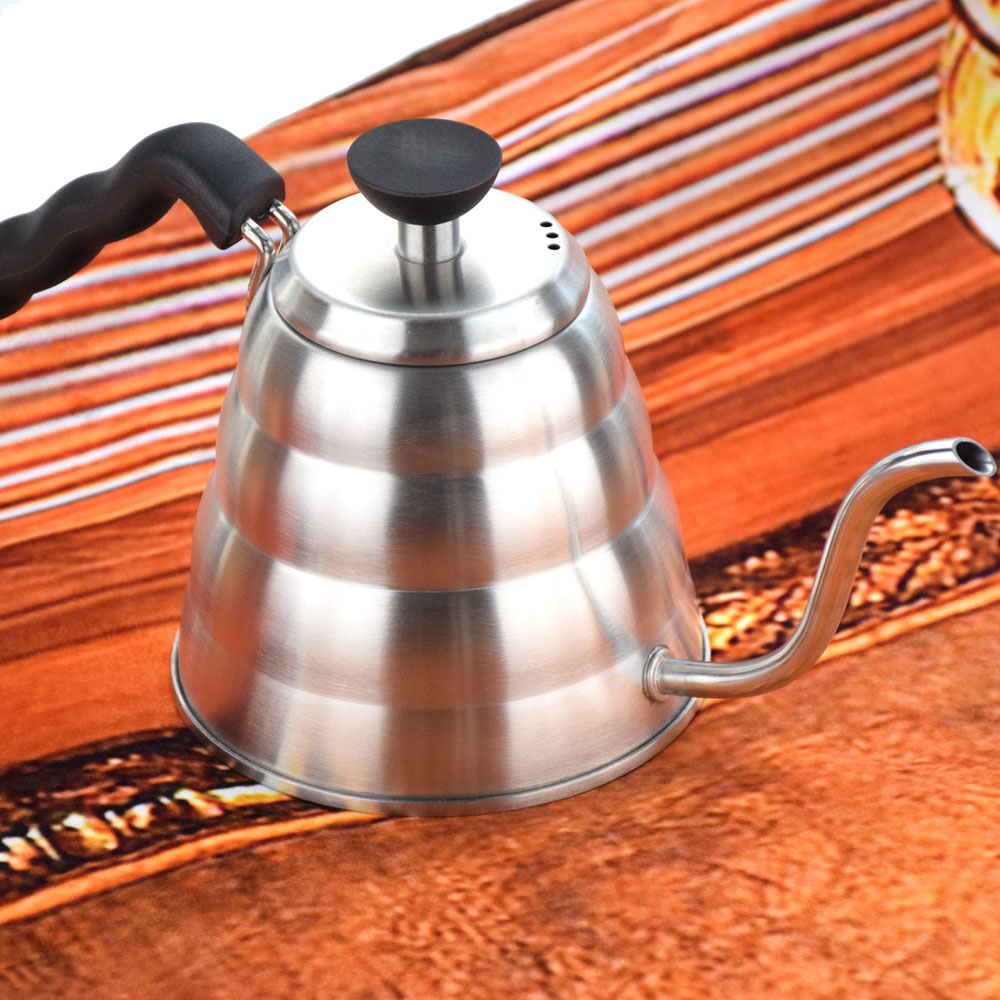 1200ML 304 Rvs V60 Giet Over Drip Koffie Waterkoker Zwanenhals Thee Pot Lange Uitloop Mond Koffie Percolator