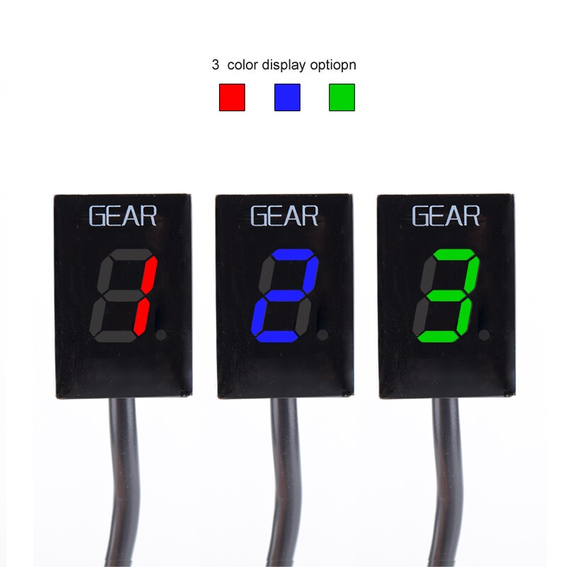 NINJA 250R Motorcycle LCD Electronics 1-6 Level Gear Indicator Digital For Kawasaki Estrella ALL YEARS NINJA 250 R FI MODEL