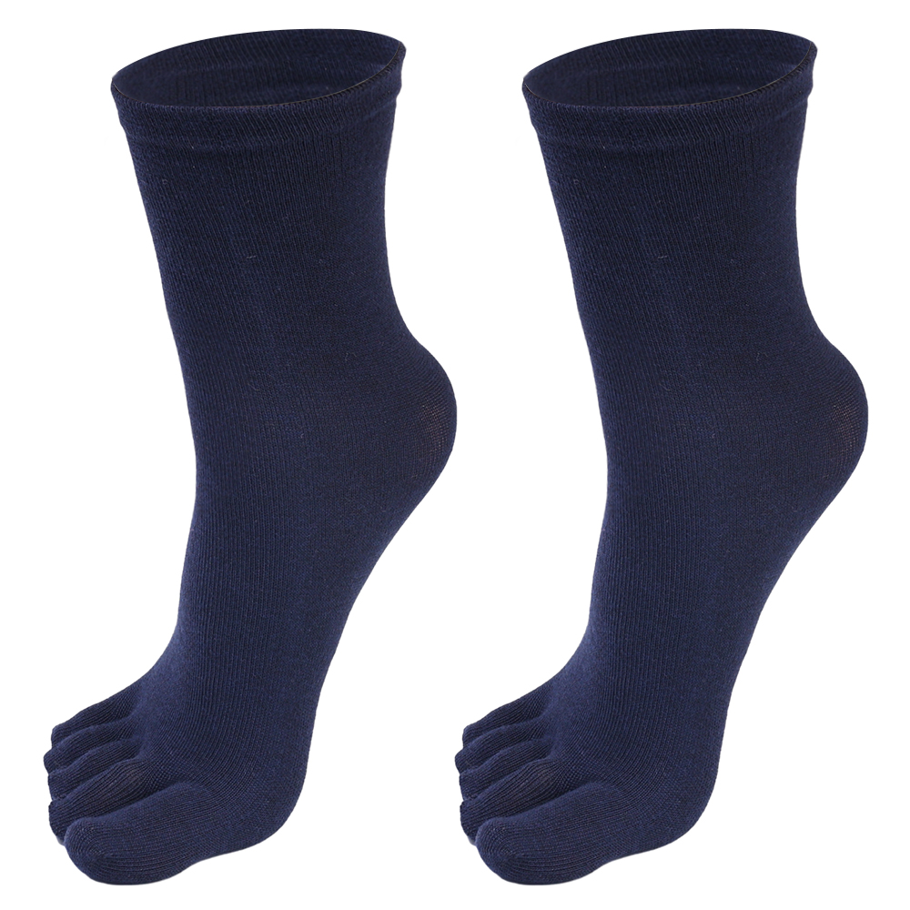 1/5 pares de calcetines de cinco dedos calcetines de algodón transpirables Unisex deportes correr sudor absorbente antibacteriano tobillo calcetines: 3XS / Verde rojo