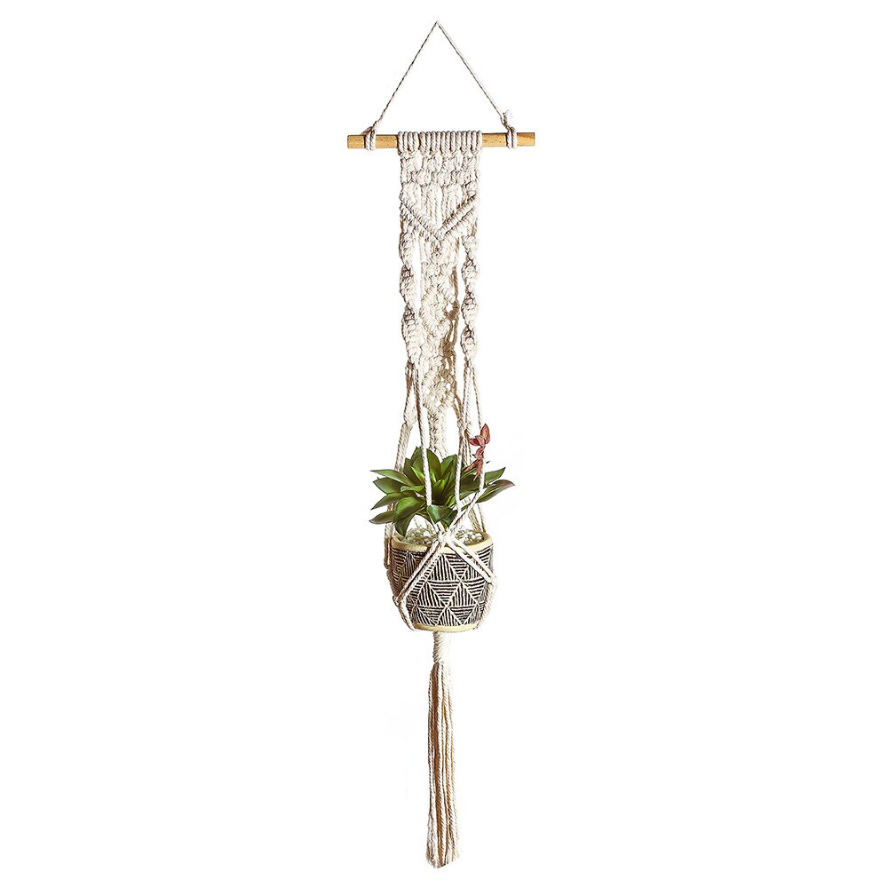 boho macrame wall hanging planter tapestry plant wall hanging room decoration wall art room decor farmhouse decor: M0200