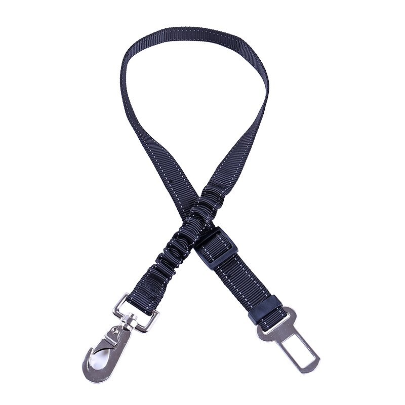 Verstelbare Hond Kat Autogordel Veiligheid Leads Autogordel Harness Nylon Auto Terughoudendheid met Elastische Bungee Leash: Default Title