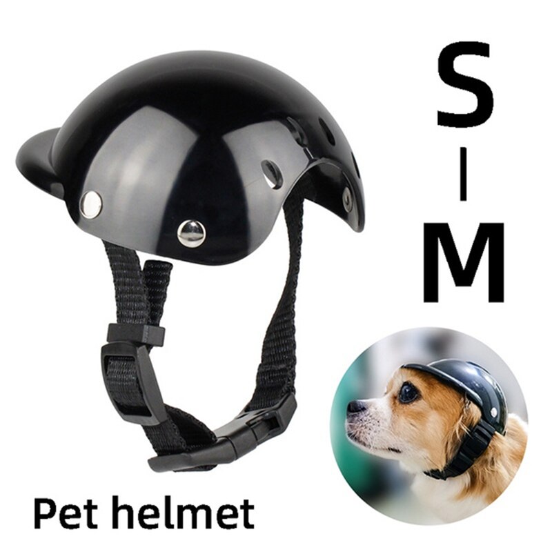 gorro perro casco moto casco perro accesorios perros Casco con gafas de sol para mascotas, protección para la cabeza para gatos, perros y cachorros