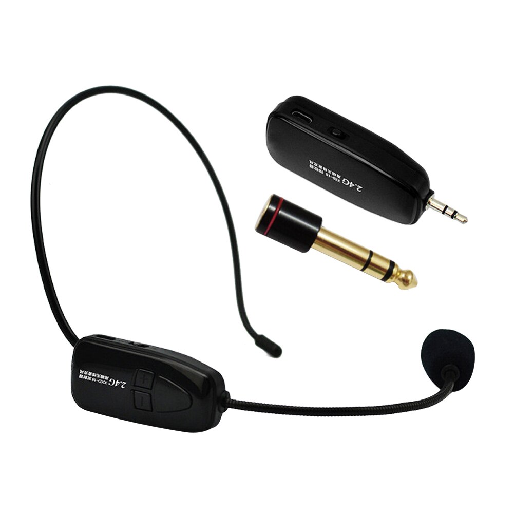 2.4G Draadloze Microfoon Toespraak Headset Megafoon Radio Mic Voor Luidspreker Conferentie Onderwijs Vergadering Gids Microfoons