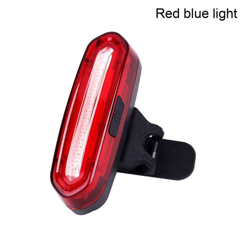 Fiets achterlicht waterdicht achterlicht usb-oplader mountainbike waarschuwingslicht fiets led achterlicht: 04