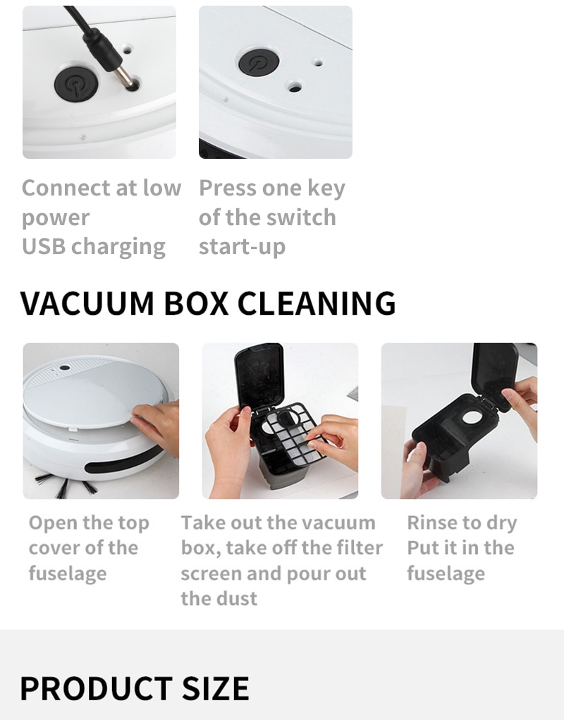 Automatic Robot Wireless Sweeping Vacuum Cleaner Dry Wet Cleaning Machine Charging Intelligent Vacuum Cleaner Home
