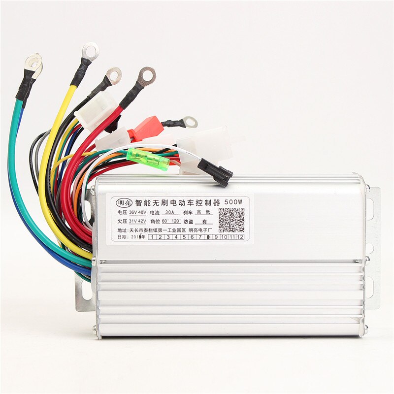 48V 500W 30A Brushless Motor Controller for Electric Scooters Bike