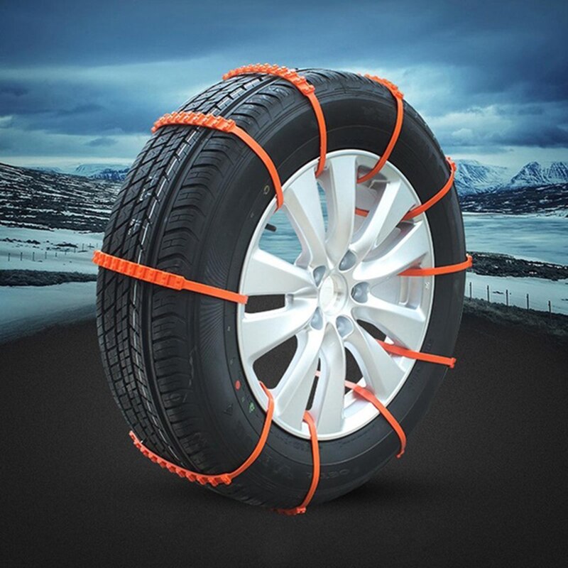 Skridsikker bilkabel dæk nødtraktion mudder sne kæder til suv bil kørsel