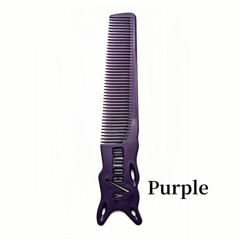 Kolorowe grzebienie z krawędzią robić strzyżenia włosów, fryzjerskie grzebienie robić strzyżenia na płasko dla mężczyzn, profesjonalne grzebienie robić strzyżenia włosów, szczotki fryzjerskie, narzędzia robić stylizacji włosów w salonie fryzjerskim.: żółty