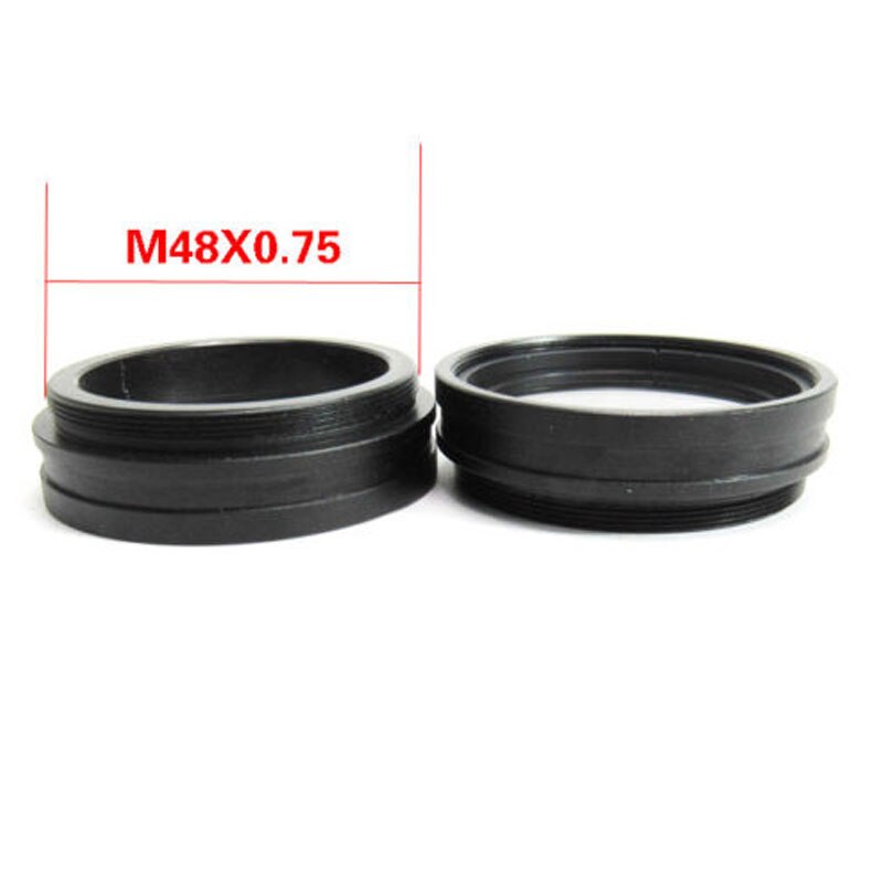 1X Stereo Microscope Auxiliary Objective Lens Protection Barlow Lens with 1-7/8&quot; (48mm) Mounting Thread