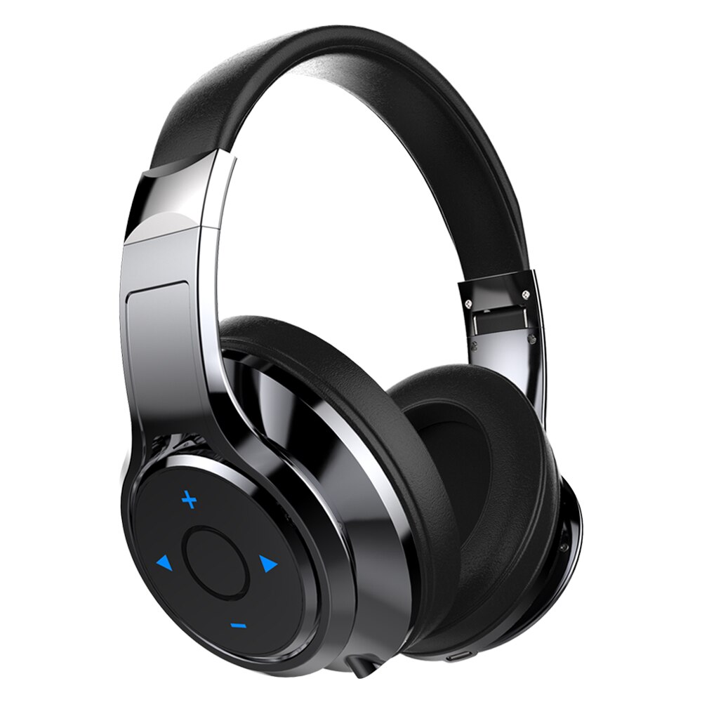 ZEALOT B22 Wireless Headphones - Bluetooth 5.0 Stereo Bass Earphones with Mic - 40mm Drivers, 85dB, Waterproof: Black-ZEALOT B22