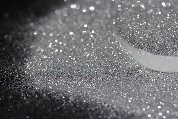 Ultra fin 004 0.1mm silver makeup ögonskugga glitter löst fint glitter damm