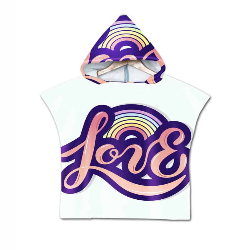 Englisch Letters Worte Mikrofaser Strand Handtuch Sommer Bad Handtücher Für Erwachsene Sport Schwimmen Pool Poncho Mit Kapuze Handtuch
