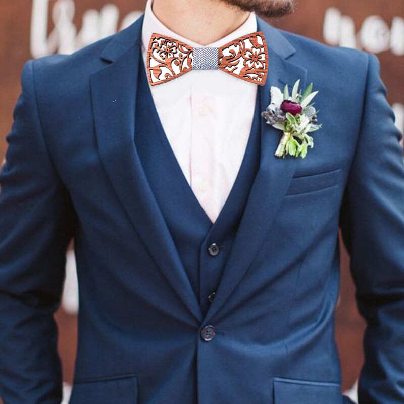 Legno Gravata di Legno Legami di Arco in Legno Fatti A Mano di Personalità Accessorio Cravatte per Gli Uomini Farfalla cravatta Arco di Legno cravatta