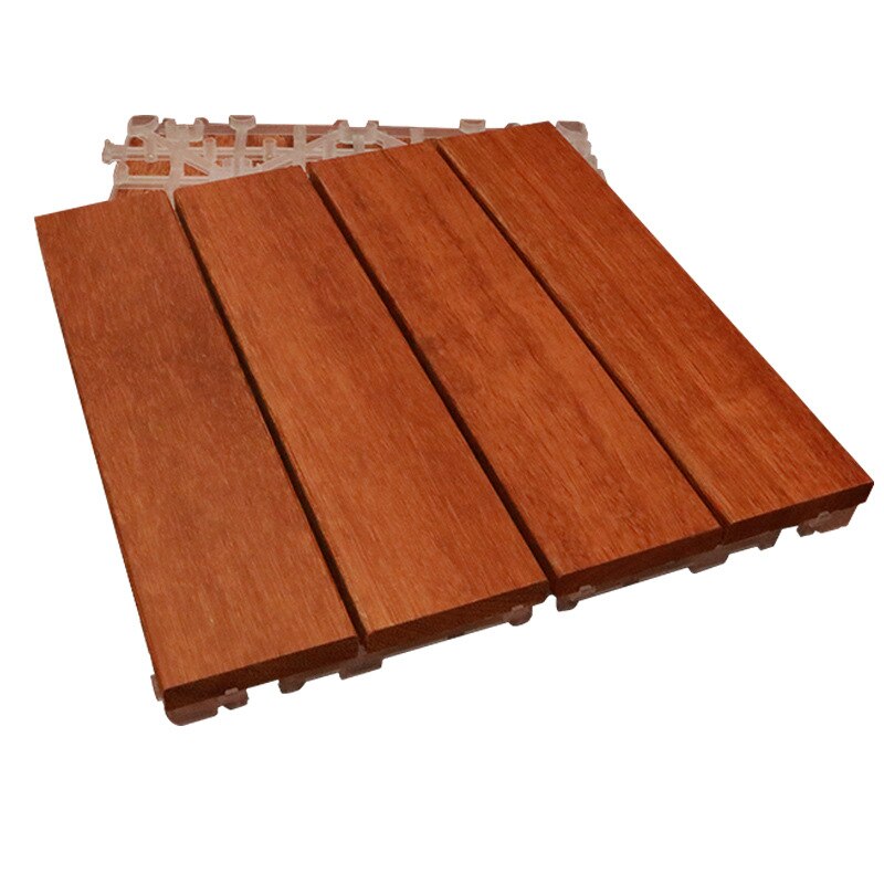 Balkon boden außen feste holz mosaik DIY Halbschuhe Schlecht garten Anti-Schleudern Anti-korrosion holz garten pflastern draussen bodenbelag