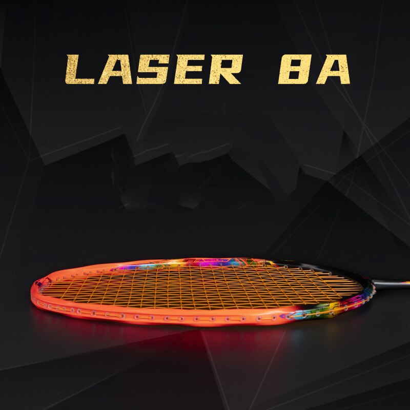 Ultra-light 4U Badminton Racket Full Carbon Fiber Resistant G5 Middle Shot High Pound Offensive And Defensive Single Shot -40