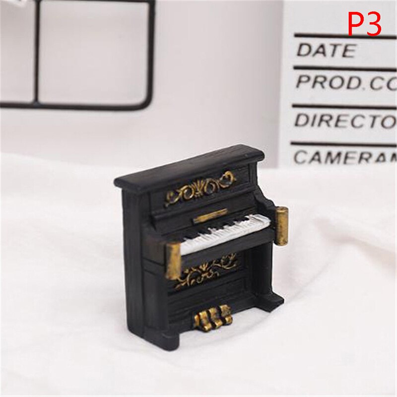 Camera Phonograph Mini Resin Ornaments Home Living Room Wine Cabinet Decoration Photo Props Ornaments: P3