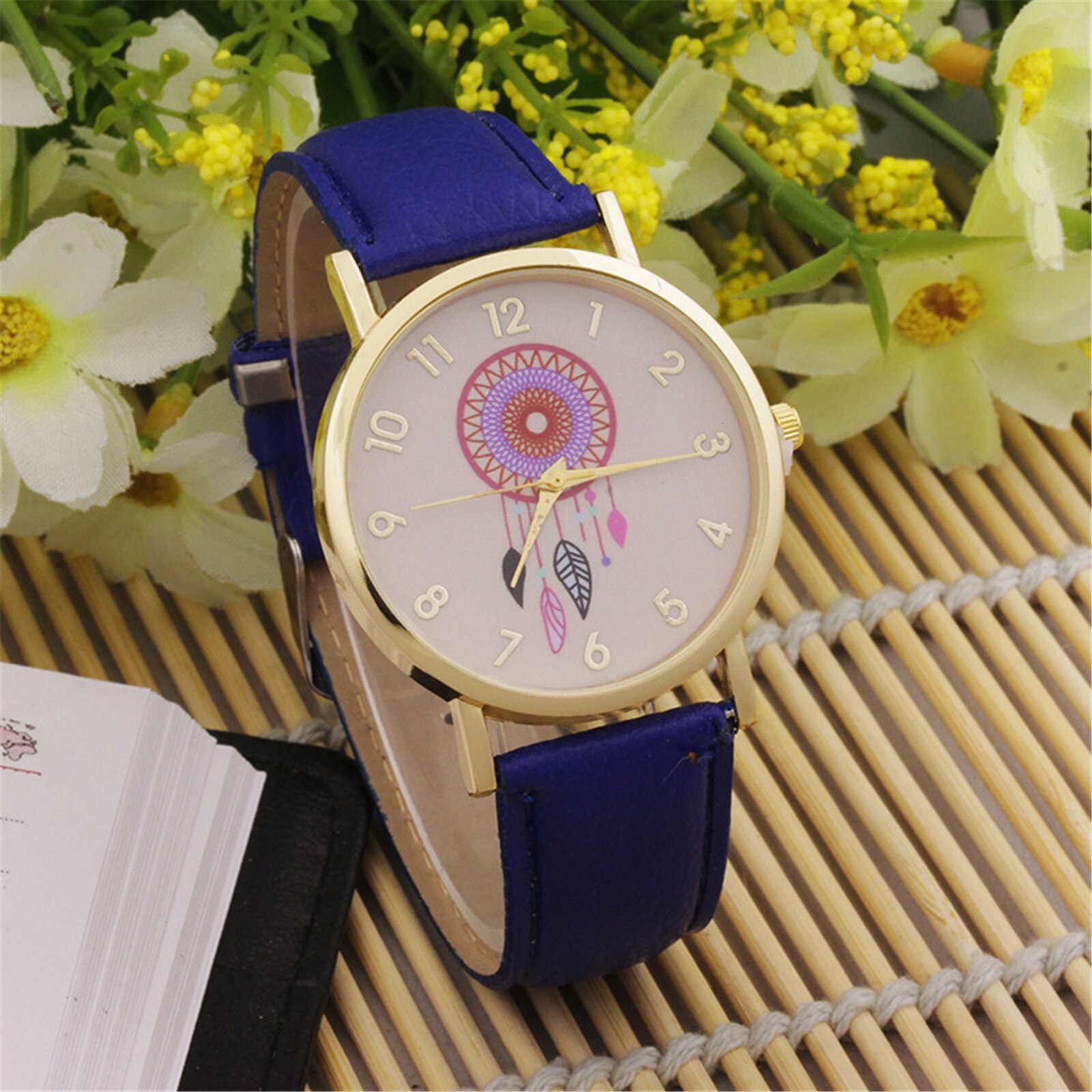 Vrouwen Horloge Mode Monternet Riem Horloge Mode Horloge Voor Dames Mujer Bayan Kol Saati Montre Feminino: Blauw