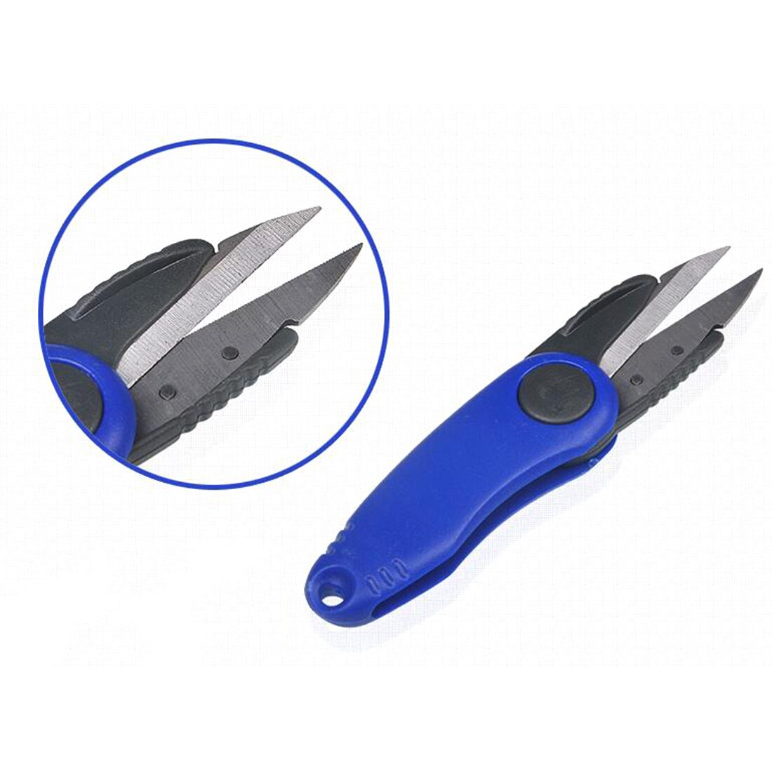 Shrimp-Shaped Stainless Steel Fish Use Scissors Accessories Folding Fishing Line Cut Clipper Fishing Cross Stitch Scissor Tackle