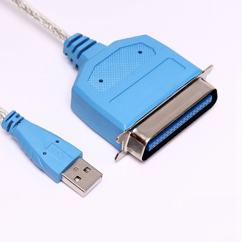 USB Adapter Cable USB to IEEE 1284 Printer Adapter Cable Suitable for Desktop Computers and Laptops,5PCS