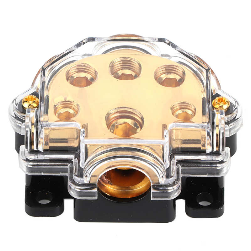 electric pump marine parts Power Distribution Block 1 in 5 Ways Out Ground Cable Splitter Distributor for Auto Car Boat Marine