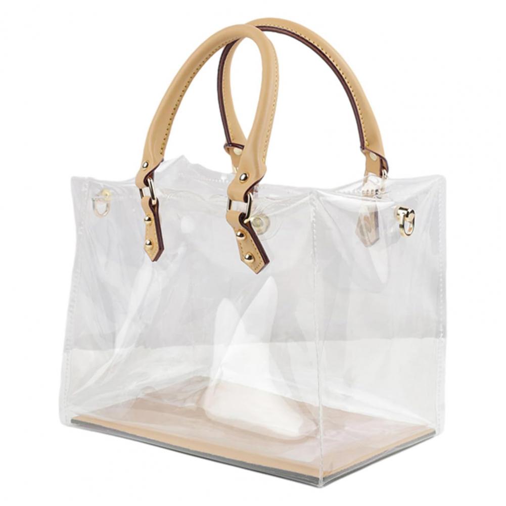 Diy Storage Bag Waterproof Pvc Transparent Diy Tote Bag Handbag Making Kit with Craft Accessories Tool Set Handmade Tote Bag