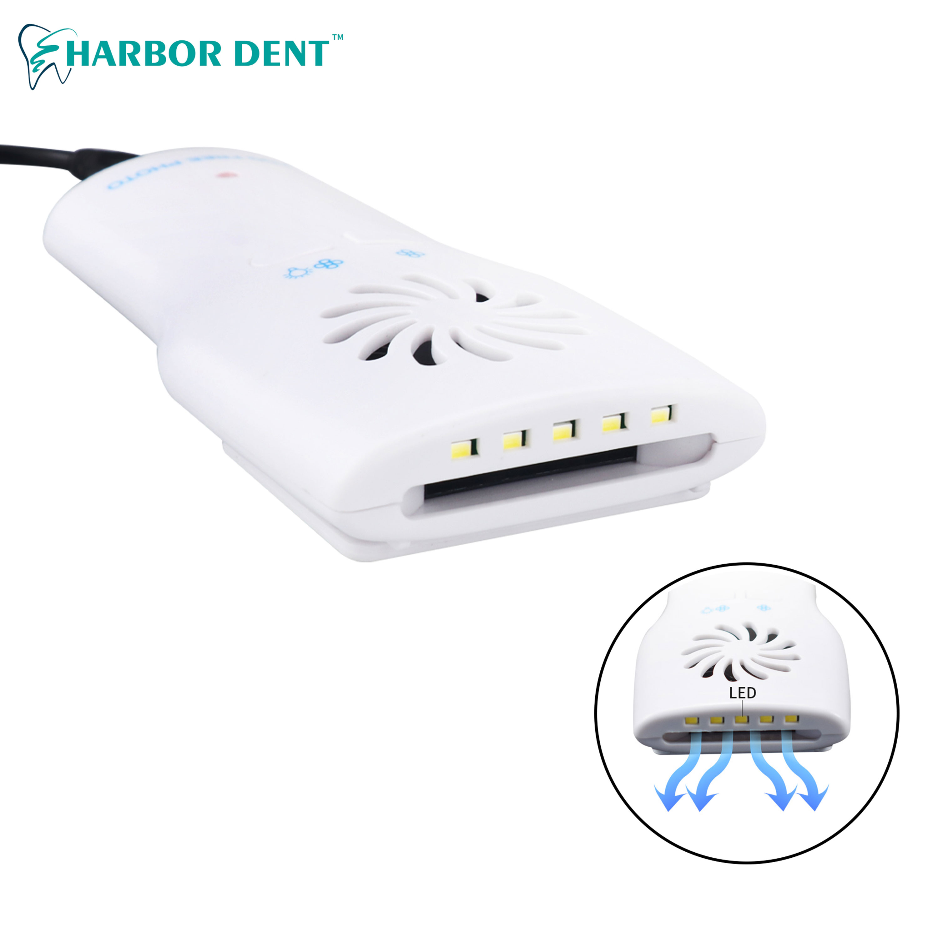 Tandheelkundige Imaging Foto Spiegel Led Fog Gratis Orthodontische Hoge Hardheid Roestvrij Staal Fotografie Reflector Orale Ortho Gereedschap