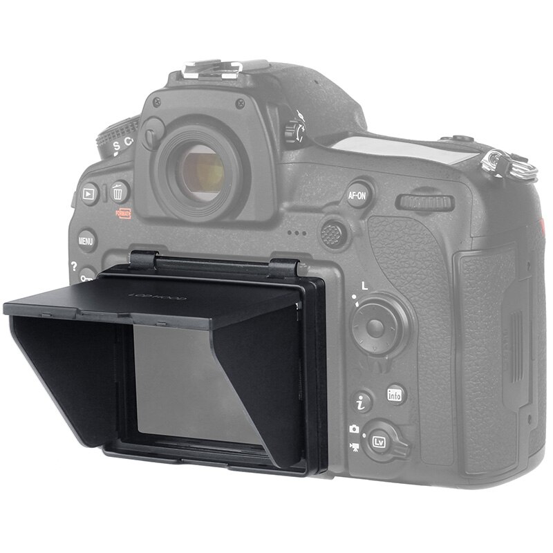2in1 LCD protecteur d'écran Pop-up pare-soleil capot protection pour Nikon D850 DSLR