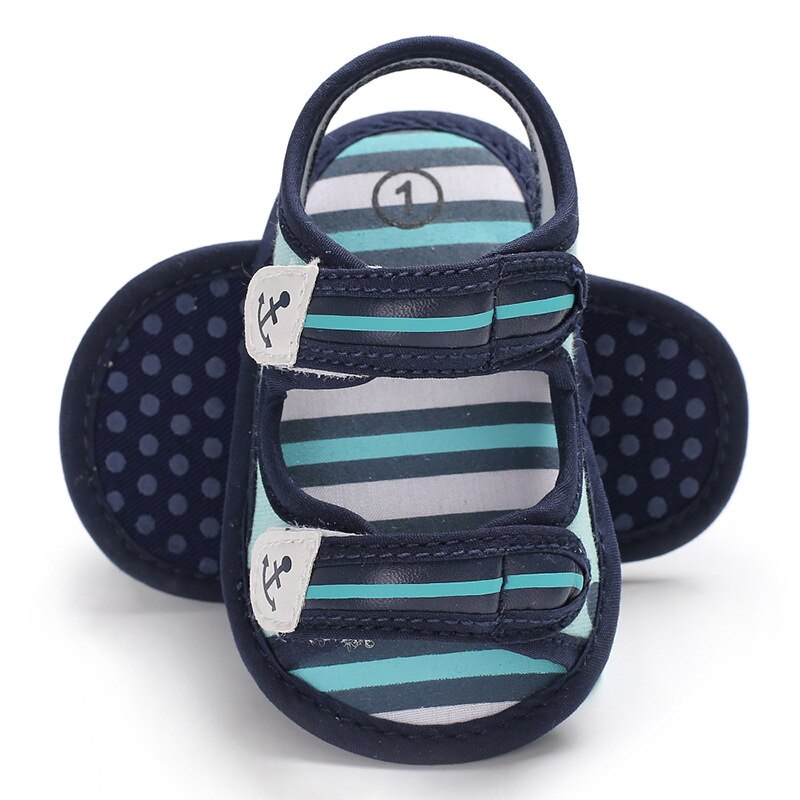 Baby drenge sandaler sko nyfødte sommer bløde sål fodtøj spædbarnssko til baby skridsikre børn krybbe sko 0-18 m