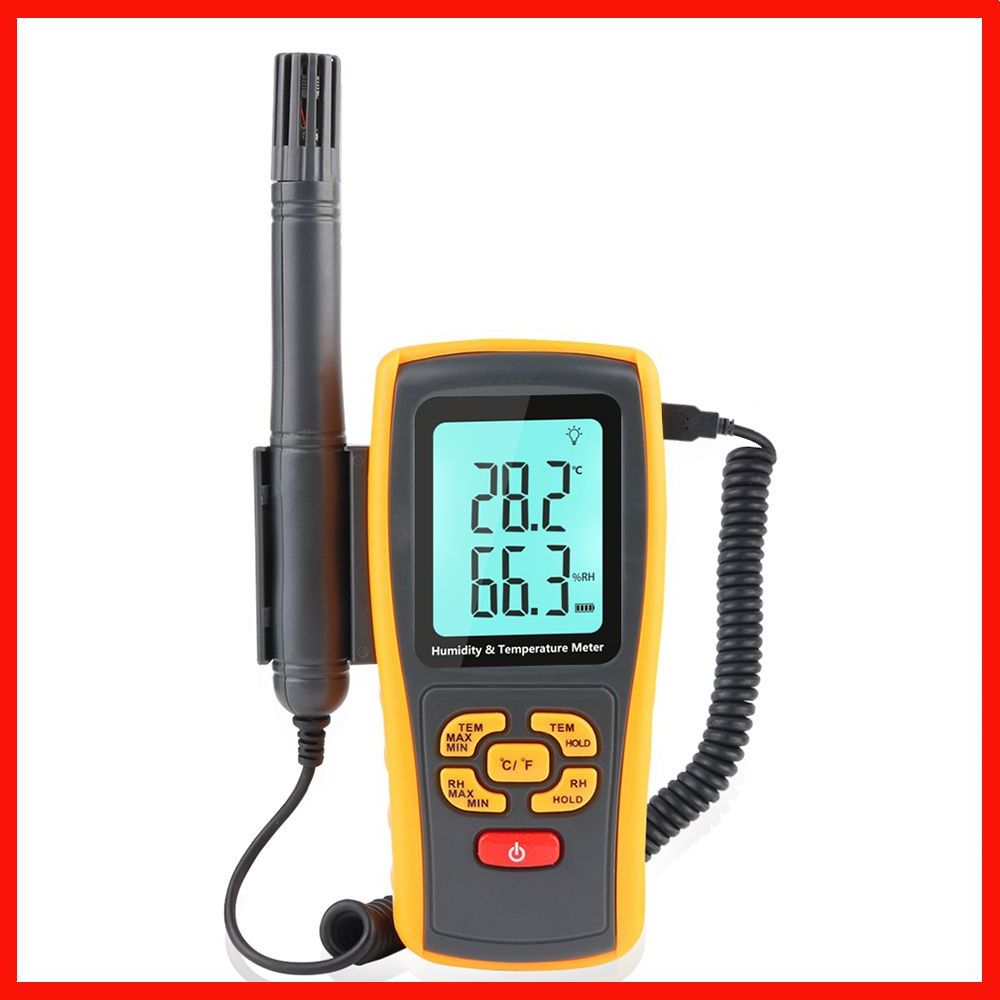 RZ Humidity Meter Temperture Meter LCD Display Thermo-Hygrometer 2.5 Inch Separate Temperature And Humidity Meter GM1361