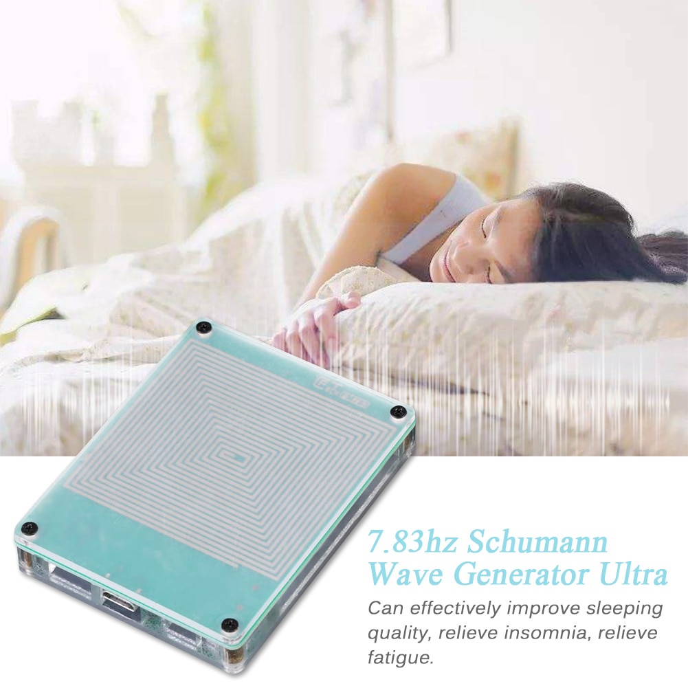 7.83hz Ultra Low Frequency Pulse Bedroom Schumann Wave Generator Home USB Rechargeable Portable Measuring Tools With Screwdriver