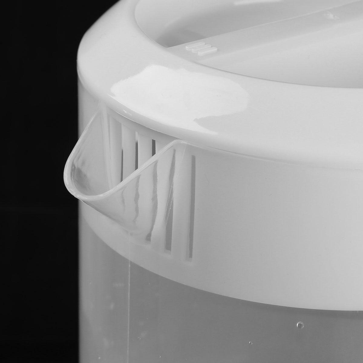 Jarra para agua fría de plástico de grado alimenticio, jarra transparente con tapa, a prueba de fugas, para agua, hielo, té y zumo