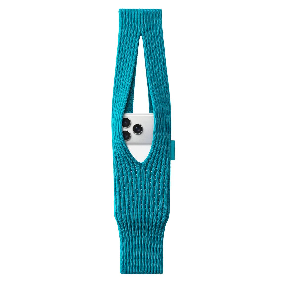 Pocket Knit Mobile Phone Bag for Apple iPhone Full Series Mini Phone Pouch Crossbody for iPhone 17 Pro/Max's Small and: Blue