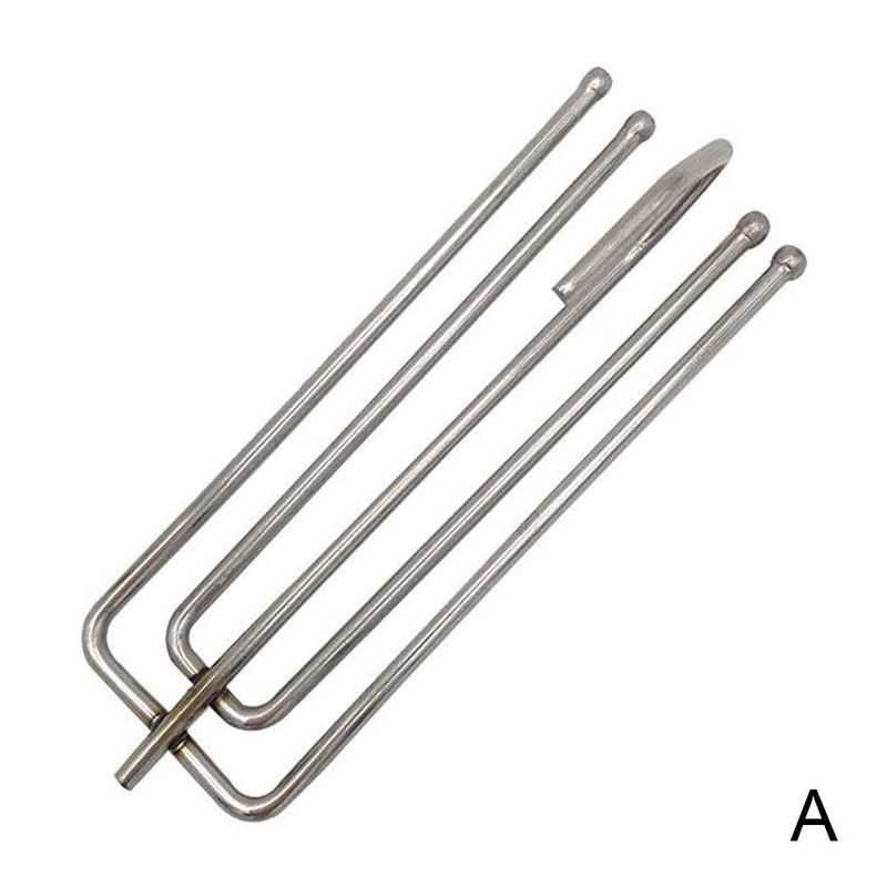 Zasłona na widelec cztery ząb haczyk akcesoria robić zasłna akcesoria robić zasłna haczyk zasłona pasek materiałowy poszycie: A