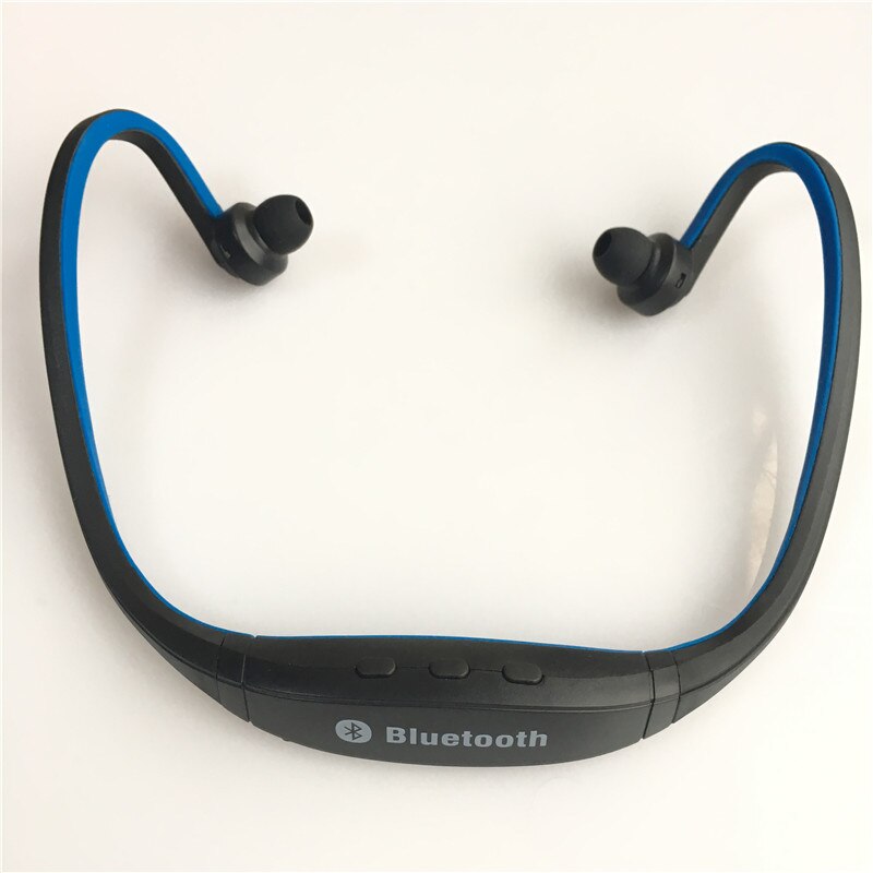 Sport Draadloze S9 Oortelefoon Bluetooth 4.0 Hoofdtelefoon In-Ear Headset Met Microfoon Voor Iphone 5/6/7 Samsung Xiaomi huawei: Blue