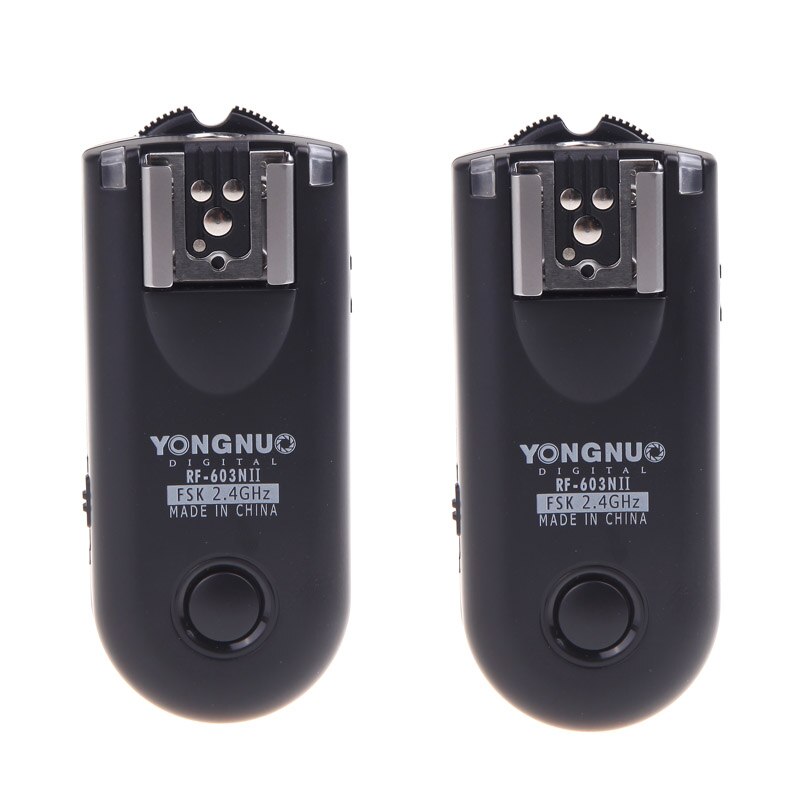 Disparador de Flash remoto inalámbrico Yongnuo RF-603N II, disparador con cable N1 para Nikon D800 D700 D300 D200 D3