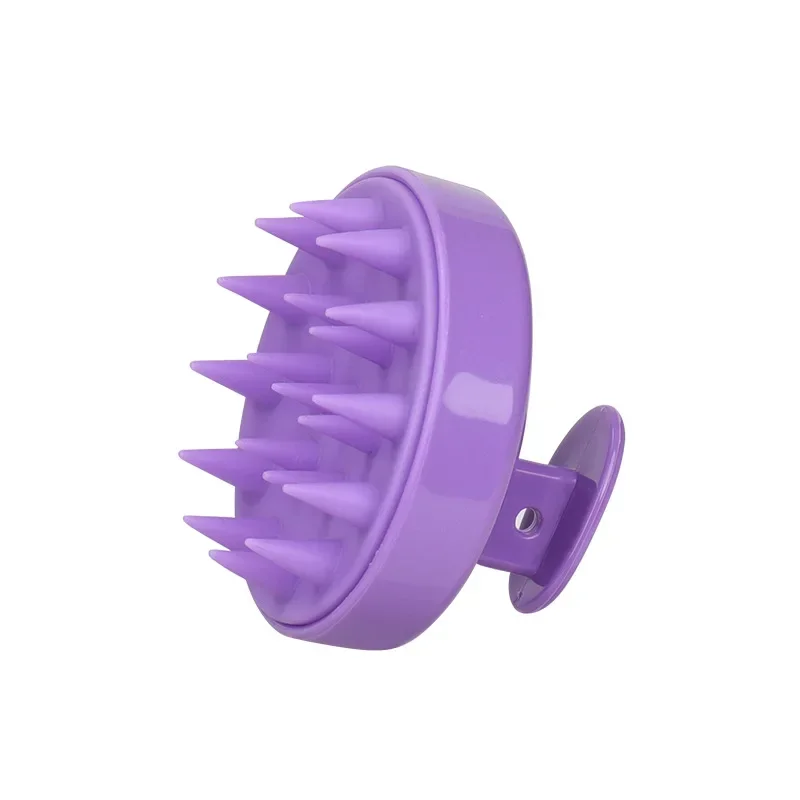 Brosse à shampoing en Silicone, peigne de Massage du cuir chevelu, peigne de lavage des cheveux, brosse de Massage corporel, brosse de bain-douche, outil de Salon de coiffure: green