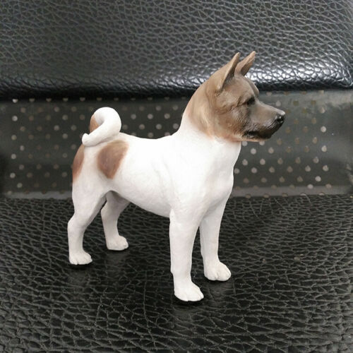 Jjm japansk akita hund husdjur figur canidae djur samlare bil dekoration leksak pvc modell pedagogisk för barn vuxna barngåva