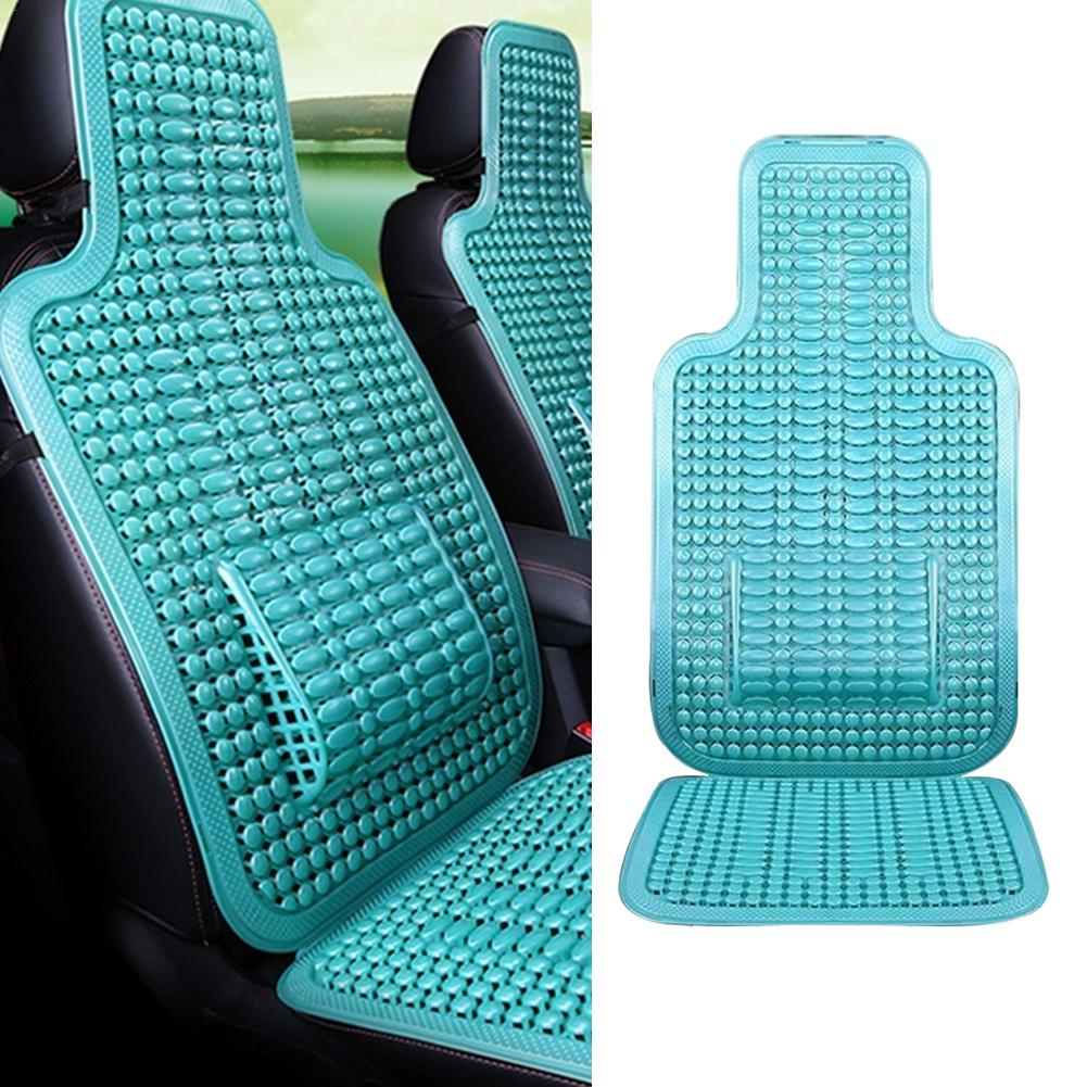 1Pcs Universele Zomer Autostoel Koele Kussen PVC Kralen Massage Auto Stoel Cover Met Zachte Taille mat Ademend Duurzaam