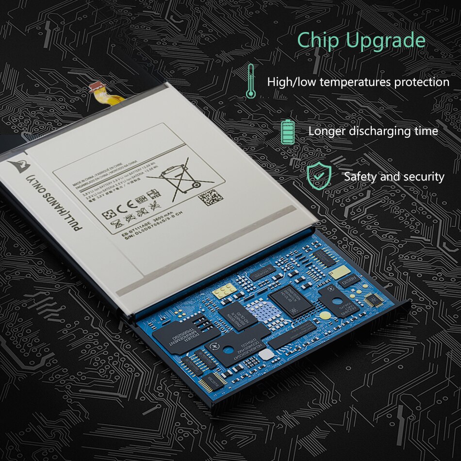Tablet Li-Polymer Battery For Samsung Galaxy Tab 3 Lite 7.0 3G SM-T111 T110 T115 Replacement Battery EB-BT111ABE 3600mAh