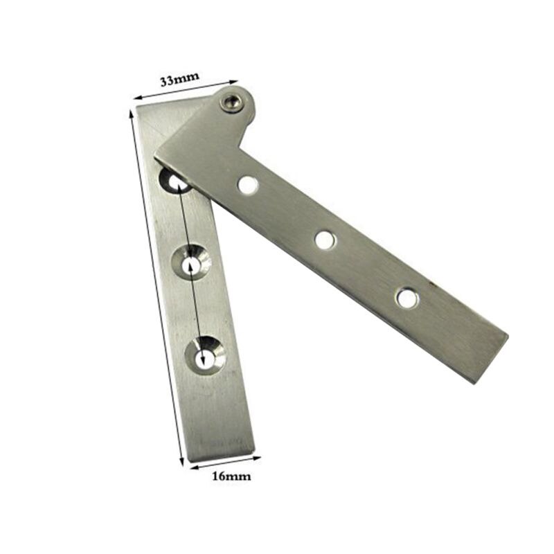 Stainless Steel Folding Hinge For Cabinet Cupboard Door Window Turning Furniture Lift up Strut Lid Flap Stay Support Hinges #