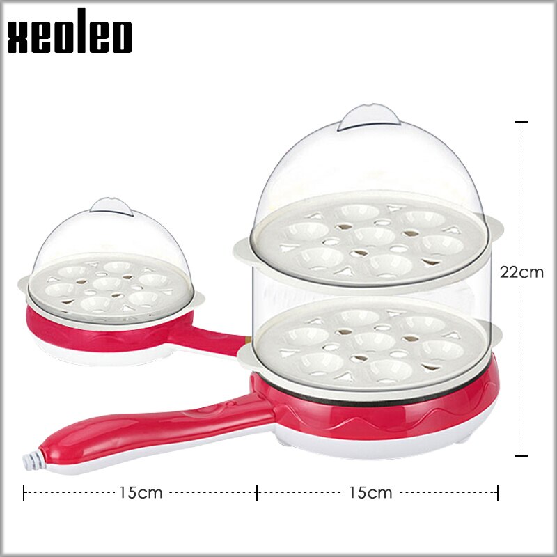 XEOLEO-vaporizador de huevos para el hogar, hervidor de huevos, Mini sartén de freír, tortilla de huevos, Pancake, vaporizador de alimentos multifunción
