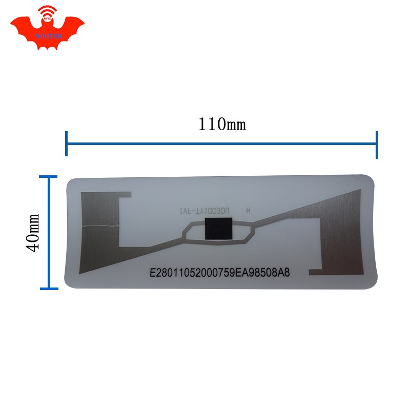 RFID tag UHF sticker vehicle windshield EPC 6C 915m860-960M waterproof sunscreen anti-tear adhesive passive printable RFID label