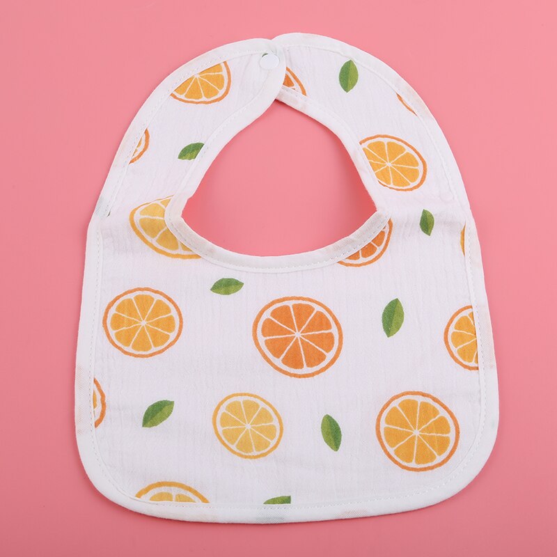 Baby Bibs - Waterproof Cartoon Pattern - Cotton Polyester - Unisex Infant Saliva Towel