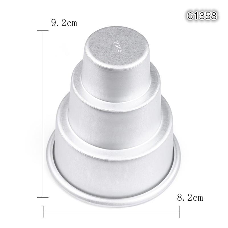 Mini Cake Pan Aluminum Alloy Removable Bottom Round Cake Baking Pan Tin Cake Pan Bakeware Tool Baking Kitchen Cake Supplies