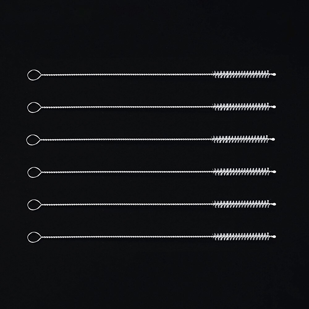 Leite do bebê garrafa de alimentação escova bebida copo água palha escova de lavar mais limpo aço inoxidável lidar com espiral macio ferramenta de limpeza do cabelo