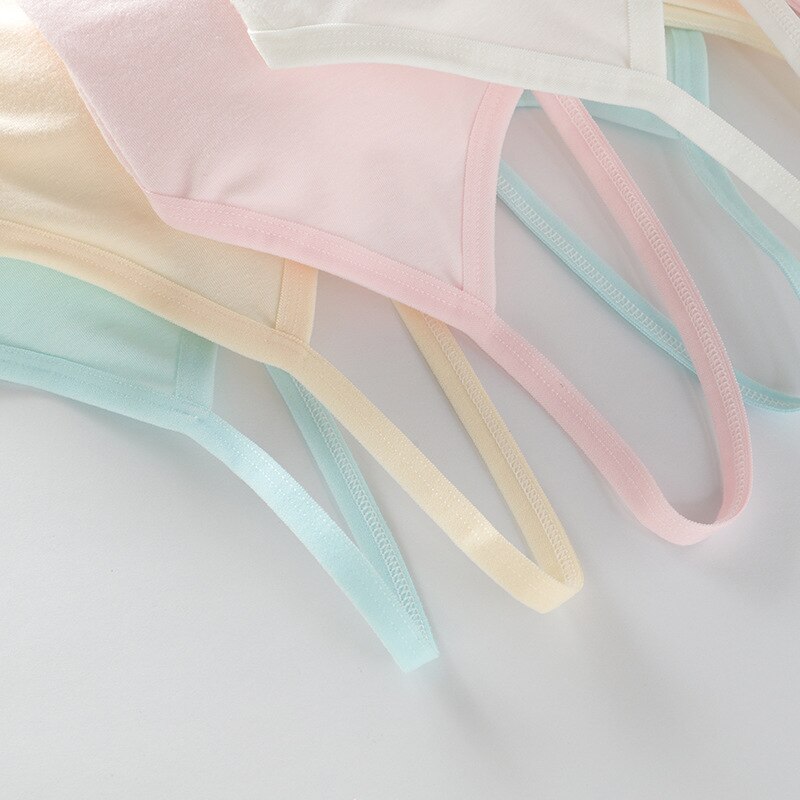 2PC Bra for Teen Girls Developmental Vest 14 Junior High School Students Puberty Girls Bras, Big Girls Underwear Thin Teen